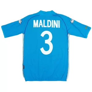 Maillot Rétro Domicile Italie Maldini #3 2002