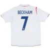 Maillot Rétro Domicile Angleterre Beckham #7 2006 - Eleven Crown - Maillot de Football Pas Cher - Survêtements Pas Cher - Maillot de Foorball Enfants Pas Cher - Maillots Retro Vintage Pas Cher- Qualité Premium