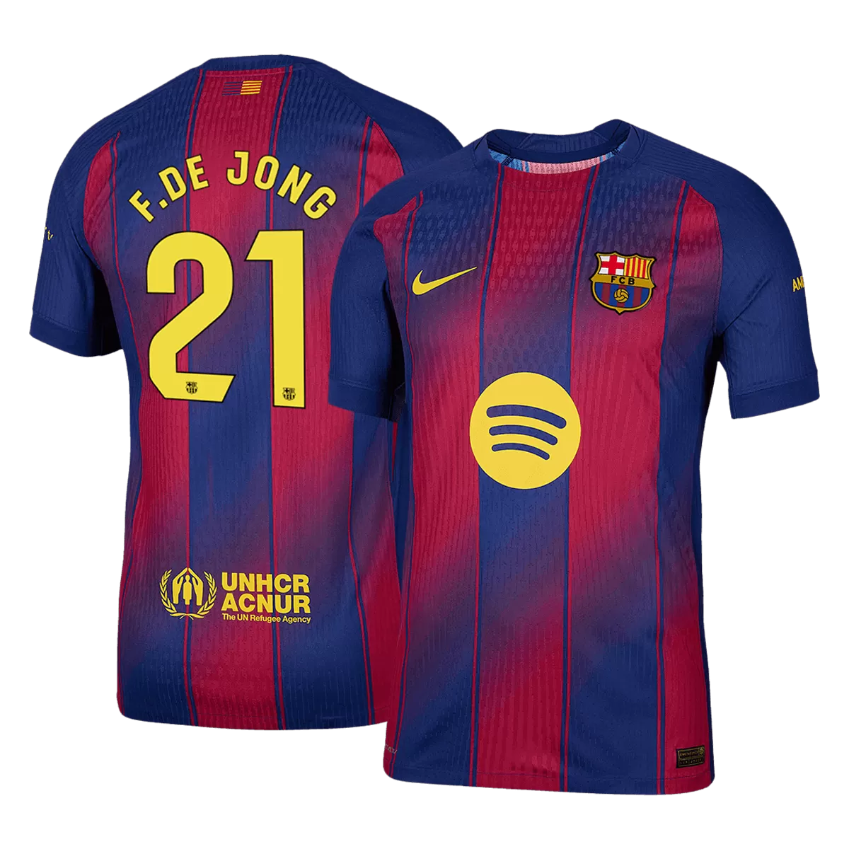 Maillot Player Domicile FC Barcelone F.De Jong #21 2025/26 – Image 3