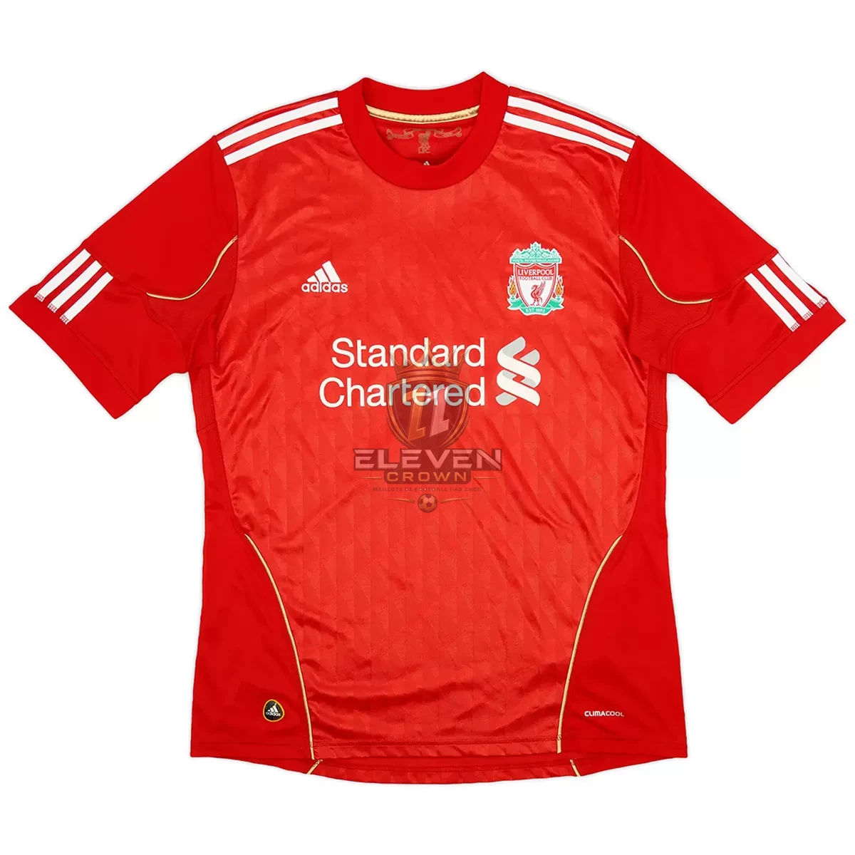 Maillot Rétro Domicile Liverpool FC Gerrard #8 2010 – Image 2