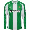 Maillot Manches Longues Domicile Betis Séville 2025/26 - Eleven Crown - Maillot de Football Pas Cher - Survêtements Pas Cher - Maillot de Foorball Enfants Pas Cher - Maillots Retro Vintage Pas Cher- Qualité Premium