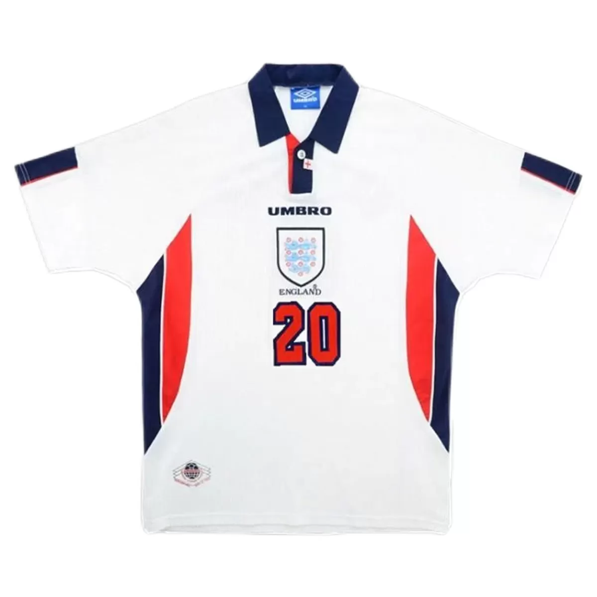 Maillot Rétro Domicile Angleterre Owen #20 1998 – Image 2