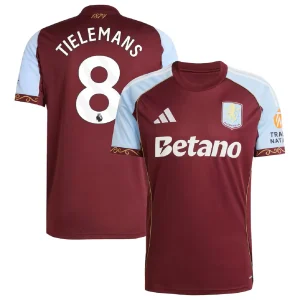 Maillot Domicile Aston Villa Tielemans #8 2025/26 – Image 4