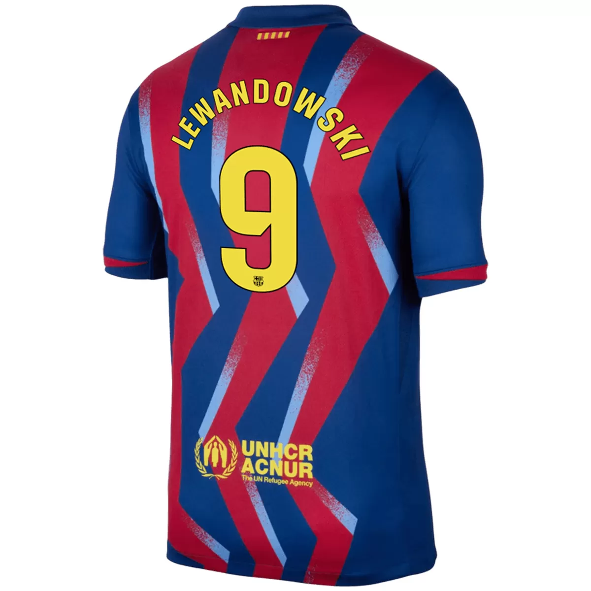 Maillot Quatrième FC Barcelone Lewandowski #9 2025/26