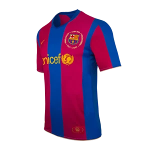 Maillot Rétro Domicile FC Barcelone Ronaldinho #10 2007 – Image 4