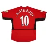Maillot Rétro Domicile Manchester United V.Nistelrooy #10 2002 - Eleven Crown - Maillot de Football Pas Cher - Survêtements Pas Cher - Maillot de Foorball Enfants Pas Cher - Maillots Retro Vintage Pas Cher- Qualité Premium