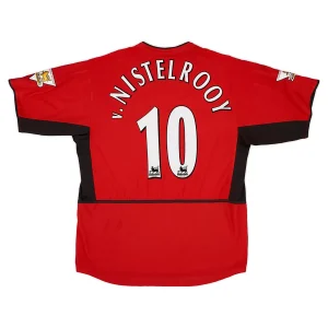 Maillot Rétro Domicile Manchester United V.Nistelrooy #10 2002