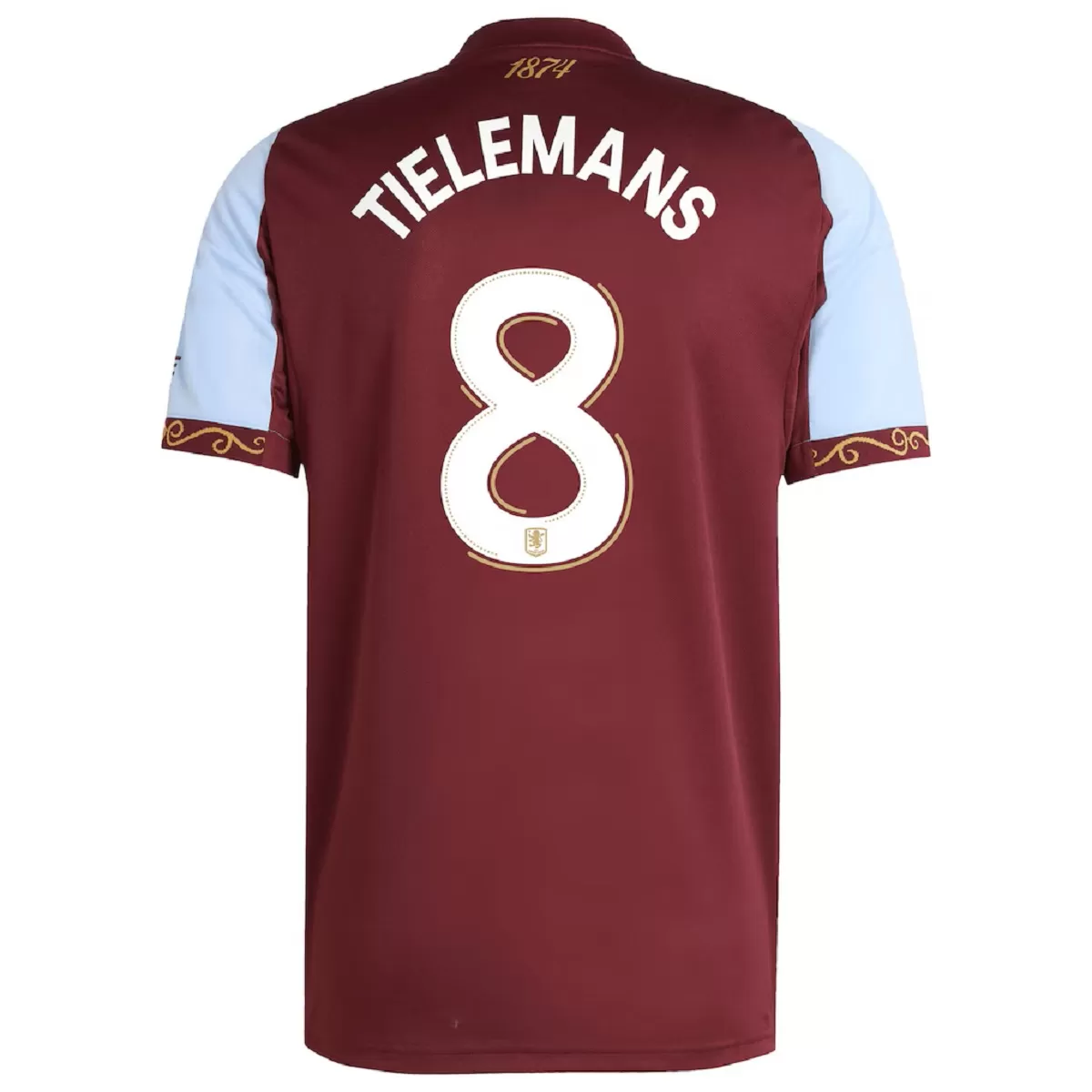 Maillot Domicile Aston Villa Tielemans #8 2025/26