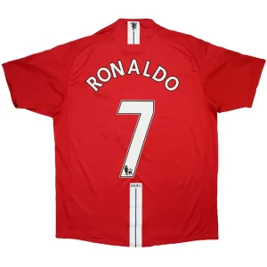 Maillot Rétro Domicile Manchester United Ronaldo #7 2007