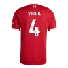 Maillot Domicile Liverpool FC Virgil #4 2025/26 - Eleven Crown - Maillot de Football Pas Cher - Survêtements Pas Cher - Maillot de Foorball Enfants Pas Cher - Maillots Retro Vintage Pas Cher- Qualité Premium
