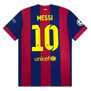 Maillot Rétro Domicile FC Barcelone Messi #10 2014