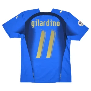 Maillot Rétro Domicile Italie Gilardino #11 2006