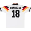 Maillot Rétro Domicile Allemagne Klinsmann #18 1992 - Eleven Crown - Maillot de Football Pas Cher - Survêtements Pas Cher - Maillot de Foorball Enfants Pas Cher - Maillots Retro Vintage Pas Cher- Qualité Premium