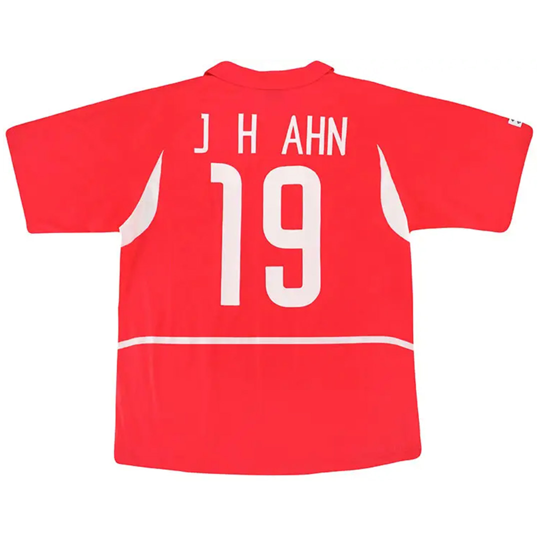 Maillot Rétro Domicile Corée du Sud J H Ahn #19 2002 – Image 5
