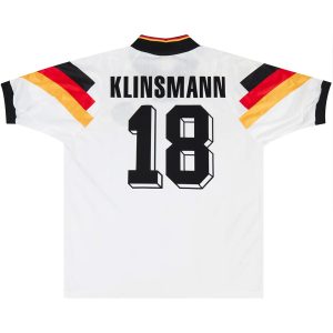 Maillot Rétro Domicile Allemagne Klinsmann #18 1992 – Image 5
