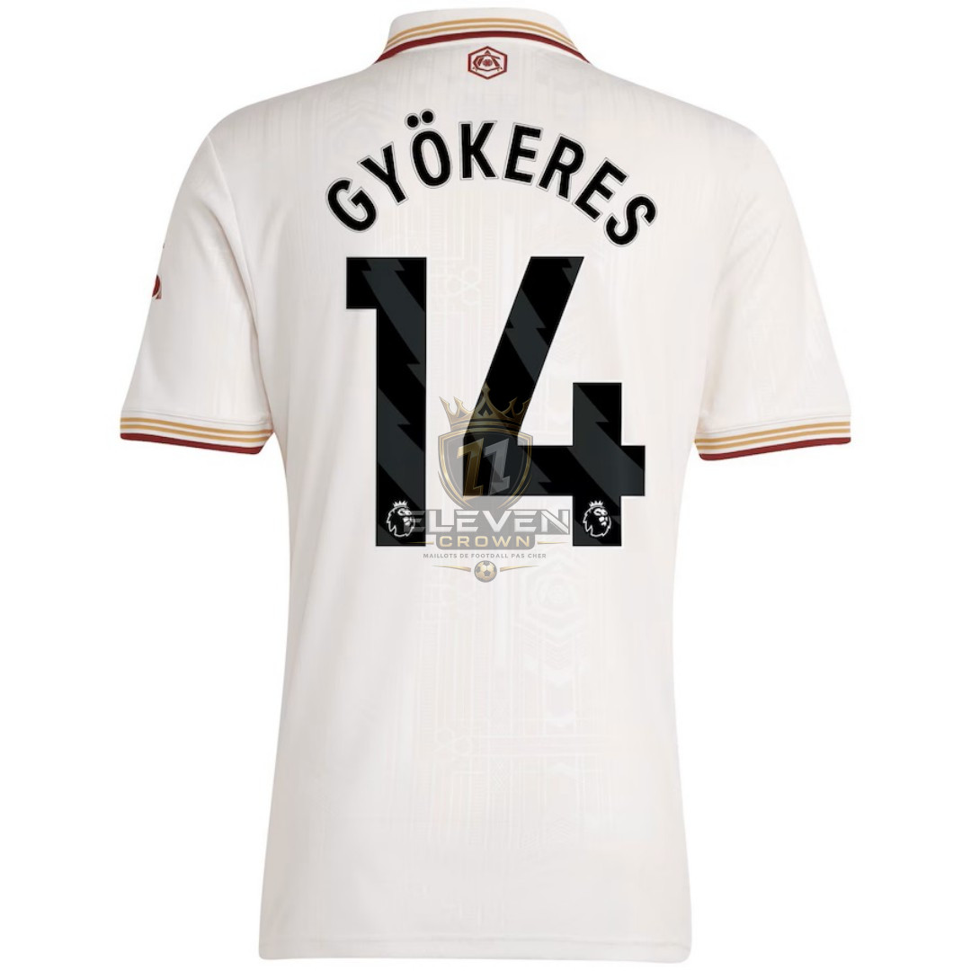 Maillot Troisième Arsenal Gyökeres #14 2025/26 – Image 5