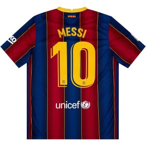 Maillot Rétro Domicile FC Barcelone Messi #10 2020 – Image 3