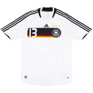 Maillot Rétro Domicile Allemagne Ballack #13 2008 – Image 6