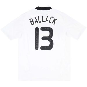 Maillot Rétro Domicile Allemagne Ballack #13 2008 – Image 5