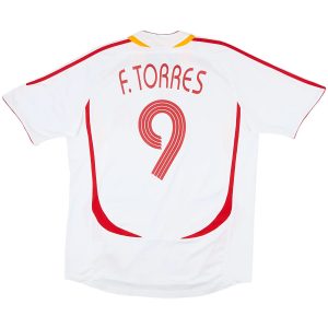 Maillot Rétro Extérieur Espagne Torres #9 2006 – Image 5
