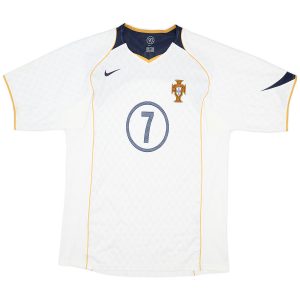 Maillot Rétro Extérieur Portugal Figo #7 2004 – Image 6