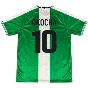 Maillot Rétro Domicile Nigéria Okocha #10 1996 – Image 4