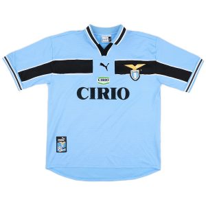 Maillot Rétro Domicile Lazio Rome Salas #9 1998 – Image 4