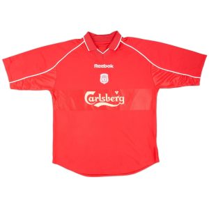 Maillot Rétro Domicile Liverpool FC Gerrard #17 2000 – Image 4