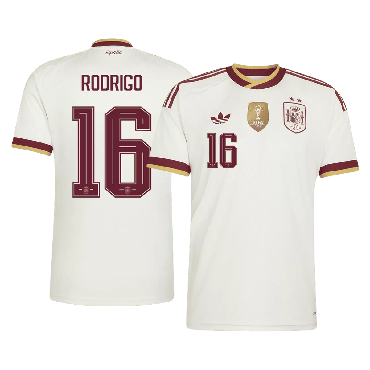 Maillot Extérieur Espagne Rodrigo #16 2026/27