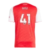 Maillot Domicile Arsenal Rice #41 2025/26 - Eleven Crown - Maillot de Football Pas Cher - Survêtements Pas Cher - Maillot de Foorball Enfants Pas Cher - Maillots Retro Vintage Pas Cher- Qualité Premium