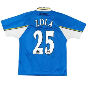 Maillot Rétro Domicile Chelsea FC Zola #25 1997