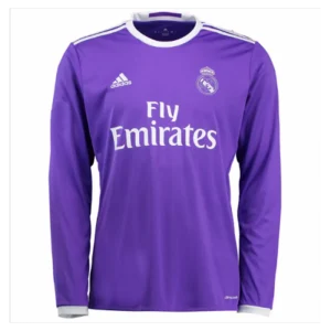 Maillot Rétro Manches Longues Extérieur Real Madrid 2016 – Image 3