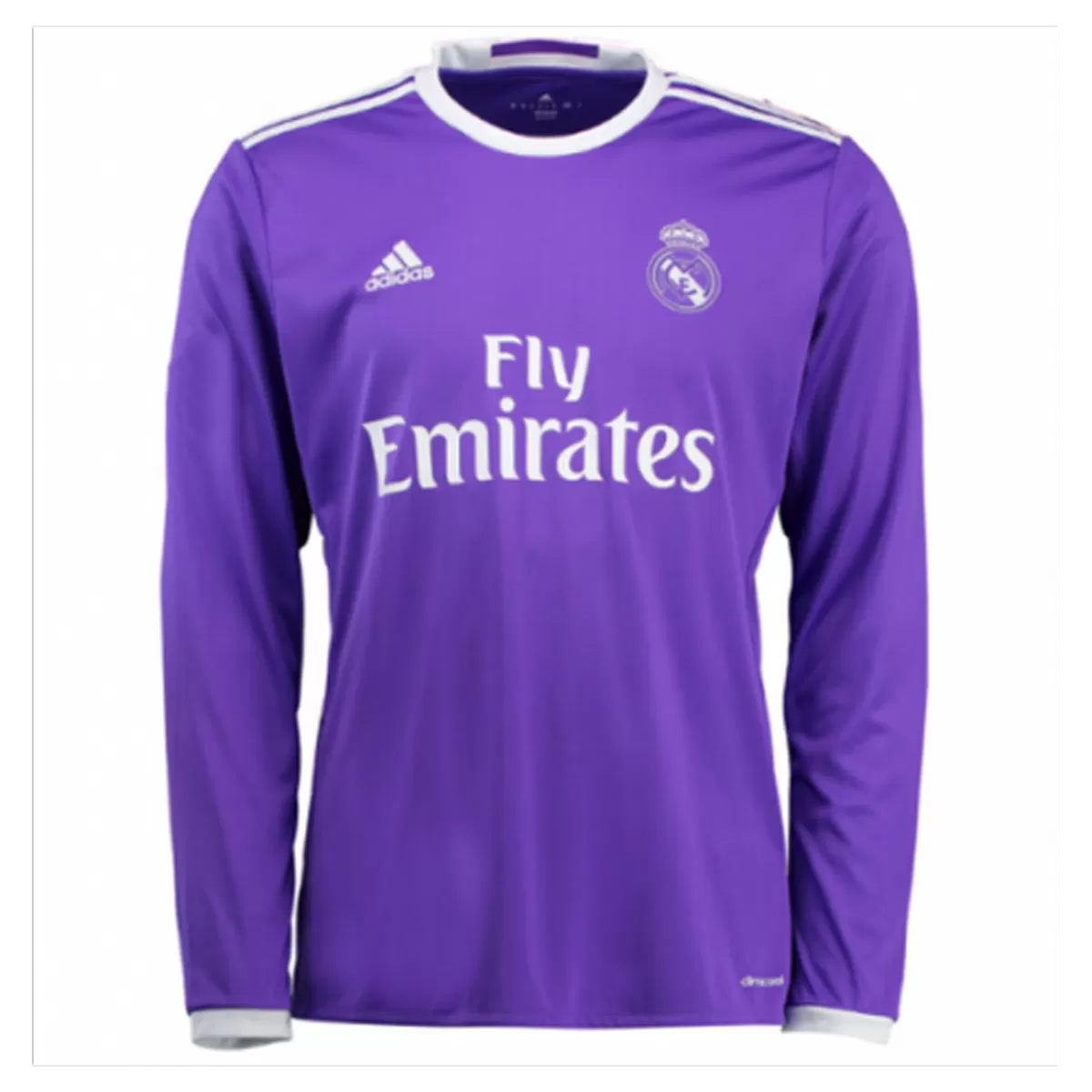 Maillot Rétro Manches Longues Extérieur Real Madrid 2016 – Image 3