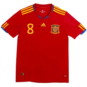 Maillot Rétro Domicile Espagne Xavi #8 2010 – Image 2