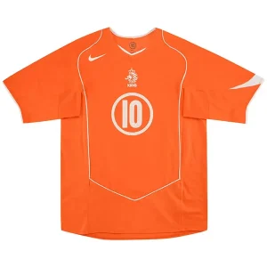 Maillot Rétro Domicile Pays Bas V.Nistelrooy #10 2004 – Image 2