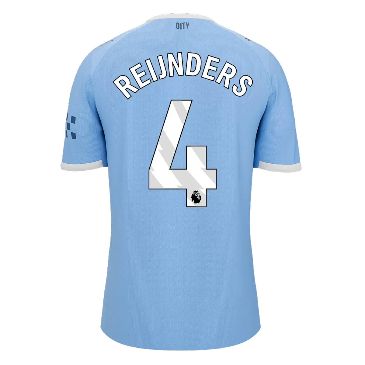 Maillot Domicile Manchester City Reijnders #4 2025/26