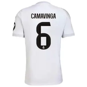 Maillot Domicile Real Madrid Camavinga #6 2025/26
