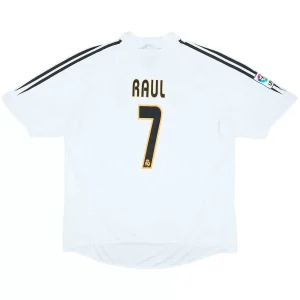 Maillot Rétro Domicile Real Madrid Raúl #7 2004