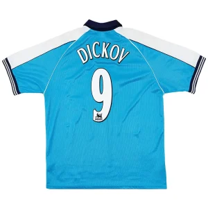 Maillot Rétro Domicile Manchester City Dickov #9 1999