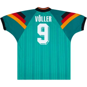 Maillot Rétro Extérieur Allemagne Völler #9 1992