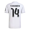 Maillot Player Domicile Real Madrid Tchouameni #14 2025/26 - Eleven Crown - Maillot de Football Pas Cher - Survêtements Pas Cher - Maillot de Foorball Enfants Pas Cher - Maillots Retro Vintage Pas Cher- Qualité Premium