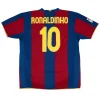 Maillot Rétro Domicile FC Barcelone Ronaldinho #10 2007 - Eleven Crown - Maillot de Football Pas Cher - Survêtements Pas Cher - Maillot de Foorball Enfants Pas Cher - Maillots Retro Vintage Pas Cher- Qualité Premium