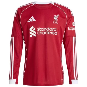 Maillot Manches Longues Domicile Liverpool FC 2025/26