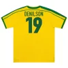 Maillot Rétro Domicile Brésil Denilson #19 1998 - Eleven Crown - Maillot de Football Pas Cher - Survêtements Pas Cher - Maillot de Foorball Enfants Pas Cher - Maillots Retro Vintage Pas Cher- Qualité Premium