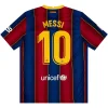 Maillot Rétro Domicile FC Barcelone Messi #10 2020 - Eleven Crown - Maillot de Football Pas Cher - Survêtements Pas Cher - Maillot de Foorball Enfants Pas Cher - Maillots Retro Vintage Pas Cher- Qualité Premium