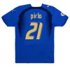 Maillot Rétro Domicile Italie Pirlo #21 2006 - Eleven Crown - Maillot de Football Pas Cher - Survêtements Pas Cher - Maillot de Foorball Enfants Pas Cher - Maillots Retro Vintage Pas Cher- Qualité Premium