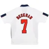 Maillot Rétro Domicile Angleterre Beckham #7 1998 - Eleven Crown - Maillot de Football Pas Cher - Survêtements Pas Cher - Maillot de Foorball Enfants Pas Cher - Maillots Retro Vintage Pas Cher- Qualité Premium