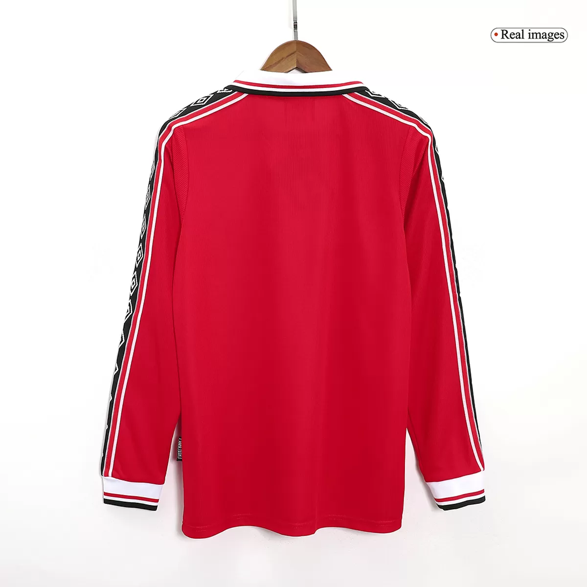Maillot Rétro Manches Longues Domicile Manchester United 1998 – Image 4