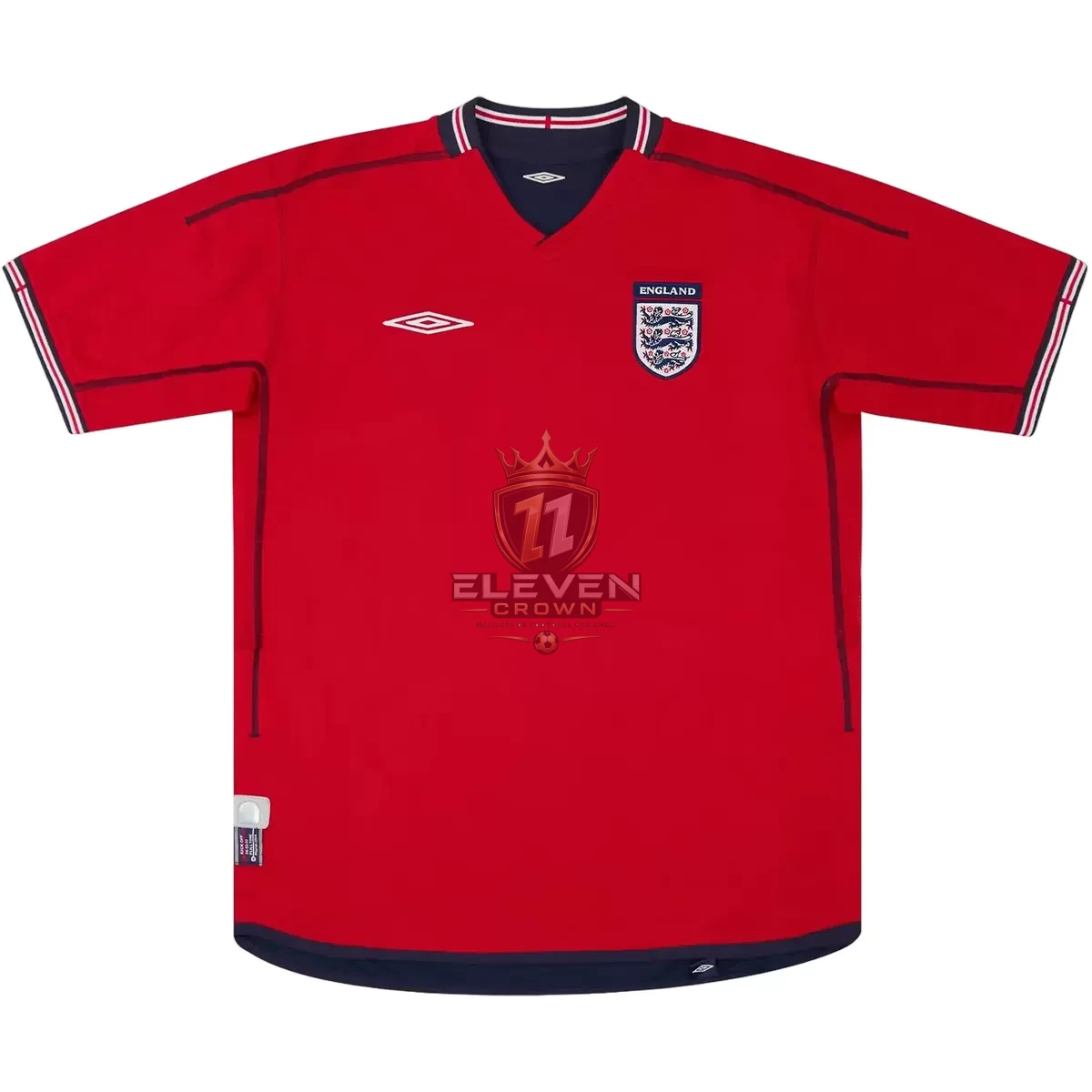 Maillot Rétro Extérieur Angleterre Beckham #7 2002 – Image 3