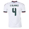 Maillot Extérieur Mexique E.Álvarez #4 2026/27 - Eleven Crown - Maillot de Football Pas Cher - Survêtements Pas Cher - Maillot de Foorball Enfants Pas Cher - Maillots Retro Vintage Pas Cher- Qualité Premium
